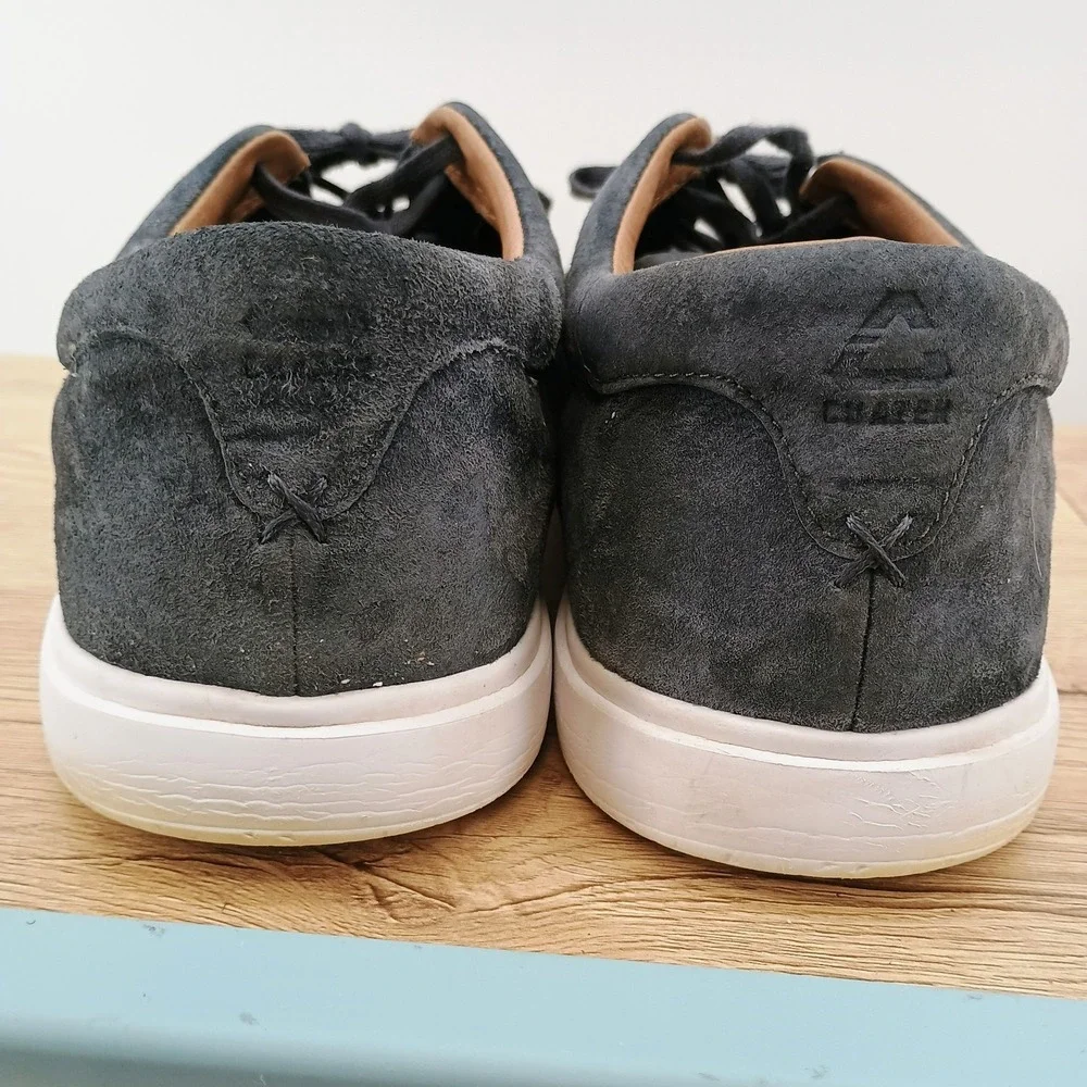 Travis Mathew Cuater Phenom Gray Suede Casual Slipon Loafers Mens 10.5 Sneaker